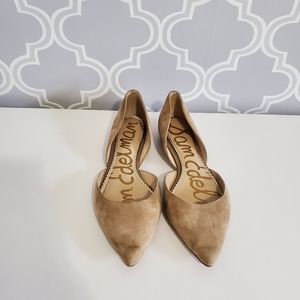 Sam Edelman nude pointed flats